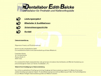 dentallabor-balcke.de Webseite Vorschau