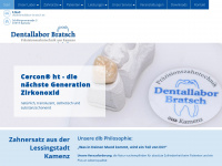 dentallabor-bratsch.de Webseite Vorschau