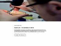 dentallabor-leh.de Webseite Vorschau