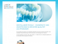 dentallabor-muessle.com Webseite Vorschau
