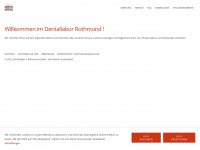 dentallabor-rothmund.de Webseite Vorschau