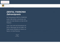 dentalpannonia.com Webseite Vorschau