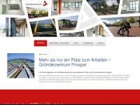 gruenderzentrum-prosper.de Webseite Vorschau