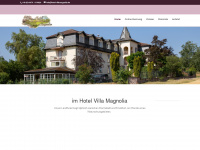 hotelvillamagnolia.de Webseite Vorschau