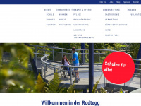 rodtegg.ch Webseite Vorschau