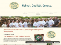 odenwald-gasthaus.de Webseite Vorschau