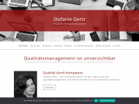 stefanie-gertz.de Webseite Vorschau