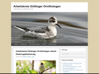 ornithologie-goettingen.de Webseite Vorschau