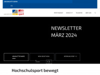 sport.uni-bonn.de Webseite Vorschau