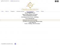 danielamichelini.com Webseite Vorschau