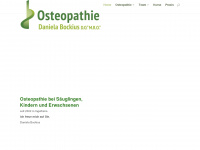 db-osteopathie.de Webseite Vorschau