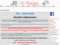 dixi-automobile.org Webseite Vorschau