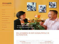 donauperle.com Webseite Vorschau