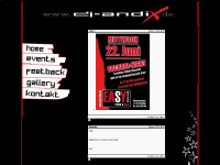 dj-andix.de Webseite Vorschau