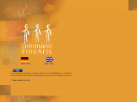 dreimann-finearts.com Webseite Vorschau