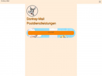 donkey-mail.de Webseite Vorschau