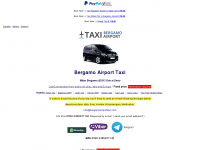 bergamoairporttaxi.com Webseite Vorschau