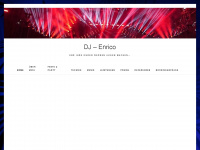 dj-enrico.de Webseite Vorschau