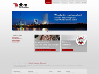 dbm-service.de Webseite Vorschau