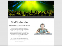 dj-finder.de Webseite Vorschau