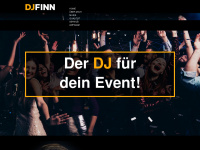 dj-finn.de Webseite Vorschau
