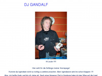 dj-gandalf.de Webseite Vorschau