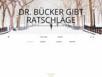 drbuecker.de Webseite Vorschau