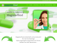 magisterfood.de Webseite Vorschau