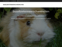 baselbietermeerschweinchen.ch Webseite Vorschau