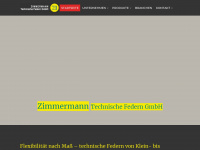 zimmermann-federn.de Webseite Vorschau