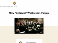 mgv-eintracht-vadrup.de Webseite Vorschau