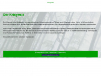 kriegwald.de Webseite Vorschau