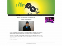 dj-grony.de Webseite Vorschau