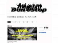 dont-stop-band.de Webseite Vorschau
