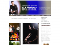 dj-holger.com Webseite Vorschau