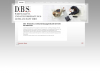 dbs-steuerberatung.eu Webseite Vorschau