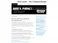 dontpaniclz.wordpress.com Webseite Vorschau