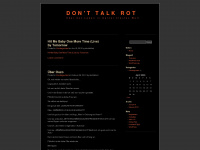 donttalkrot.wordpress.com Webseite Vorschau