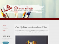 dianas-atelier.de Webseite Vorschau