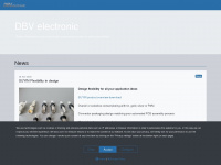 dbv-electronic.com Webseite Vorschau