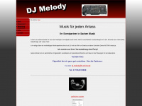 dj-melody.de Webseite Vorschau