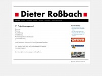 dieter-rossbach.com Webseite Vorschau