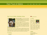 dianisafaris-kenya.com Webseite Vorschau