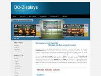 dc-displays.de Webseite Vorschau