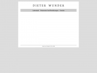 dieter-wunder.de Webseite Vorschau