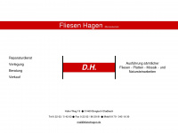 dieterhagen.de Webseite Vorschau