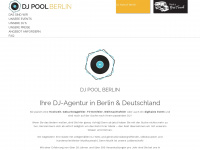 dj-pool-berlin.de Webseite Vorschau