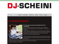 dj-scheini.de Webseite Vorschau
