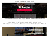dj-sebastian.com Webseite Vorschau