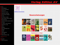 edition-av.de Webseite Vorschau